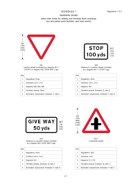 highway code road markings