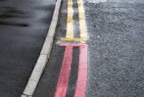red road markings