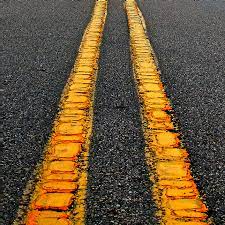 road double yellow lines