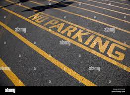 no parking line marking