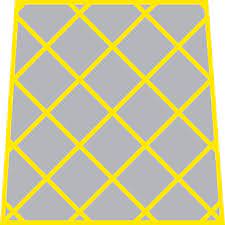 yellow crosshatch on road