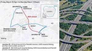 m25 closures