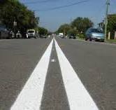 double white line