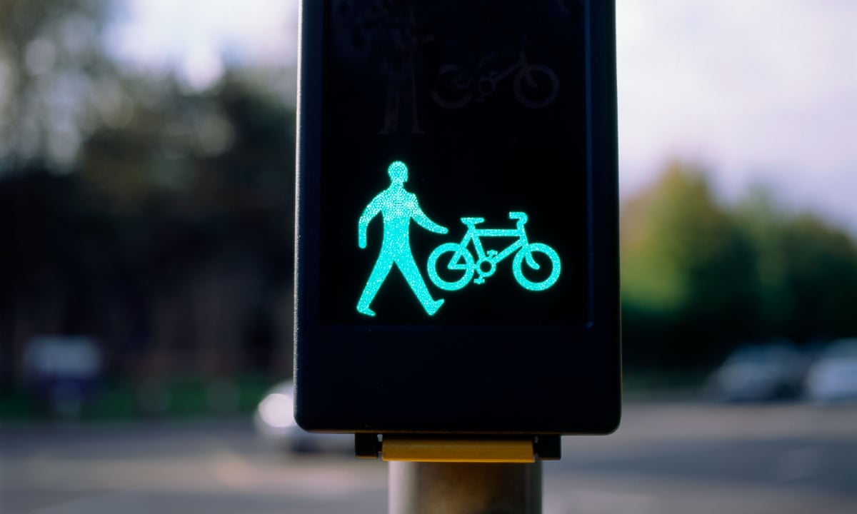 green man traffic light