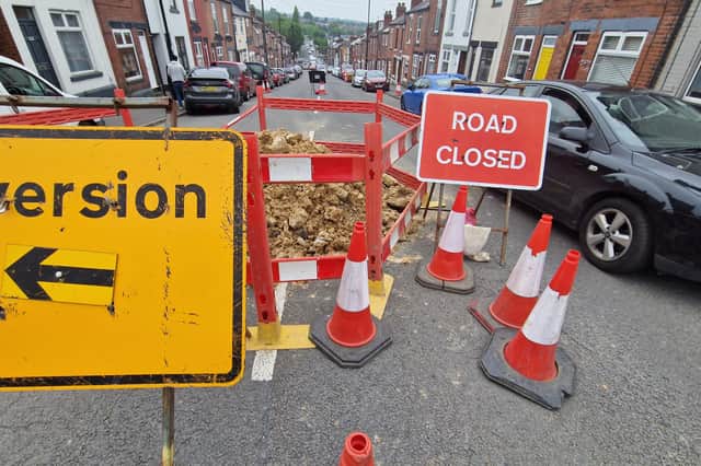 planned road works near me