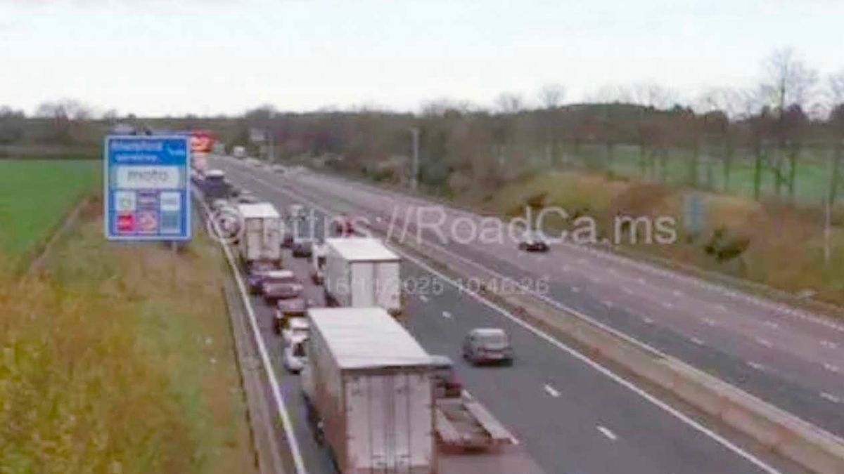road closures m6 southbound