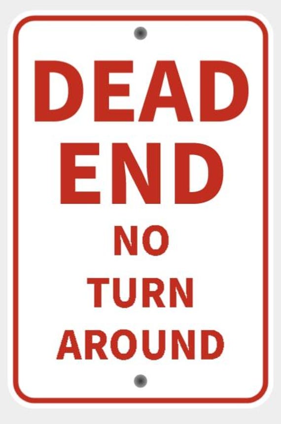 dead end road signs