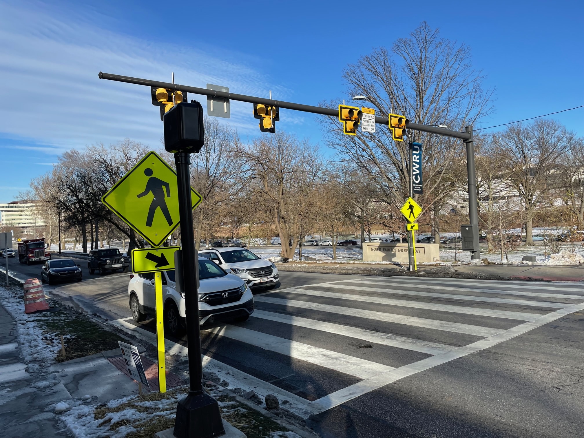 pedestrian crossing lights
