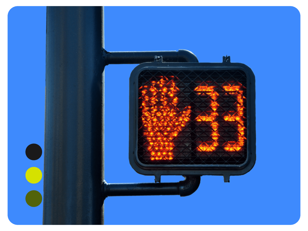 pedestrian crossing lights