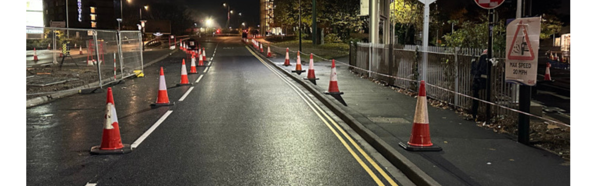 yellow lines on the road mean