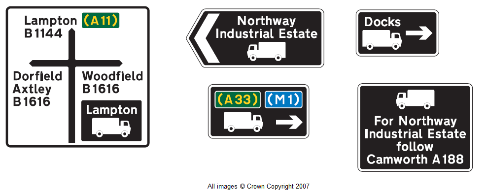 hgv road signs