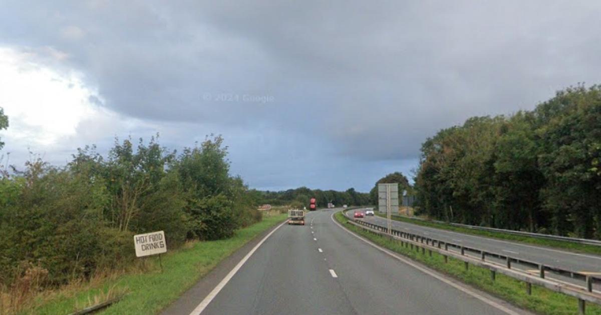 a590 road closure today