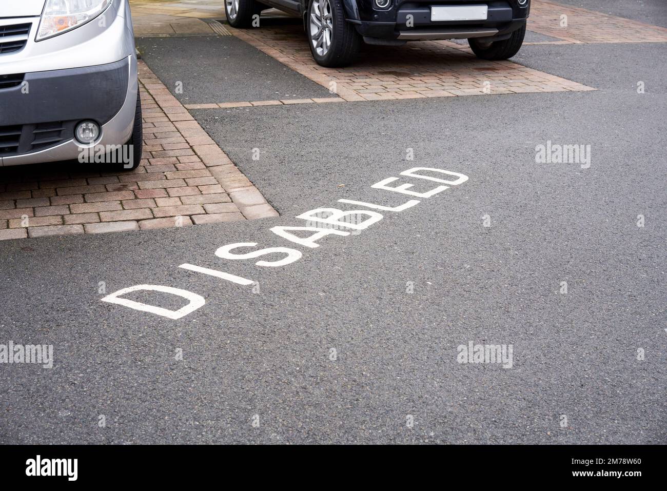 disabled parking outside house