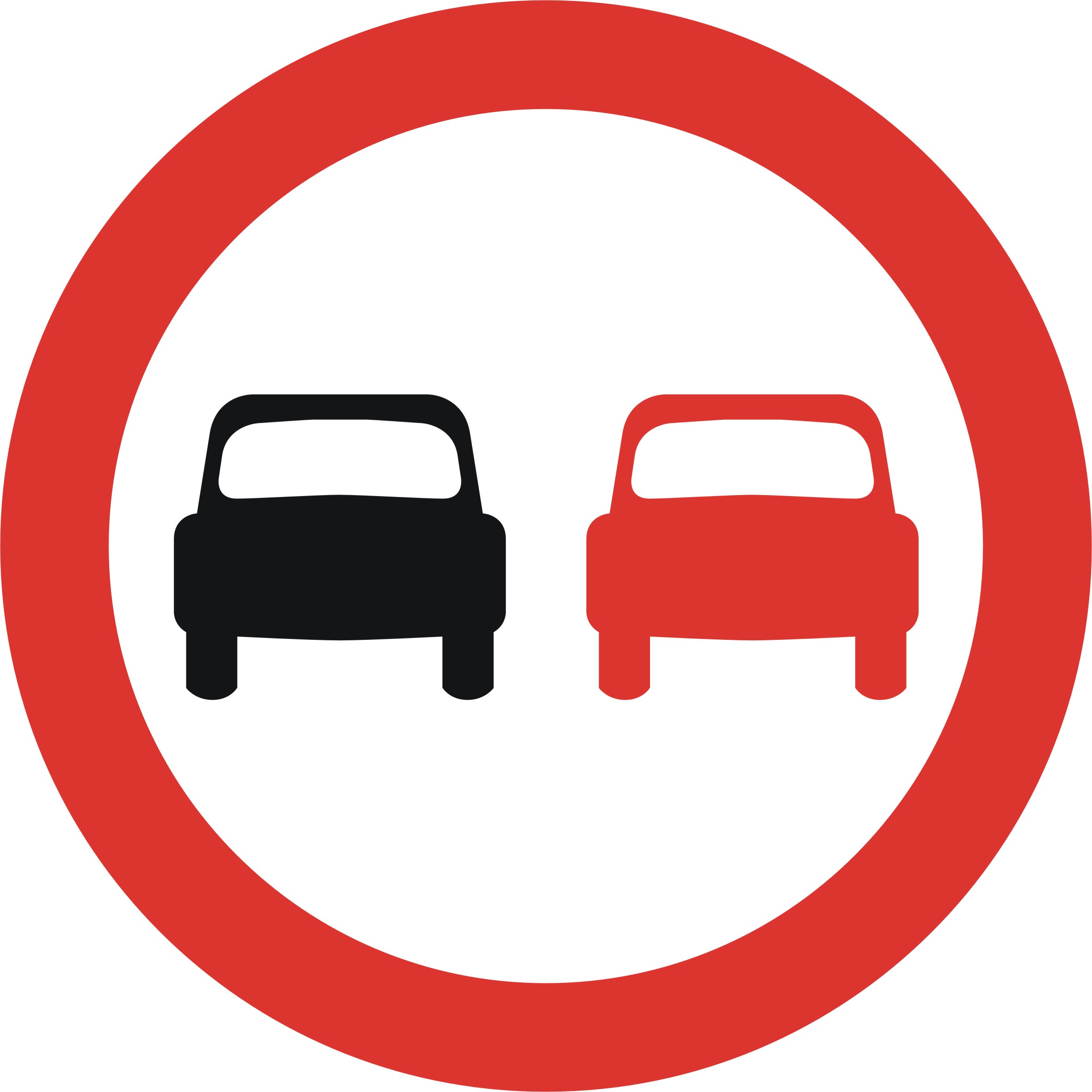 no overtaking road markings