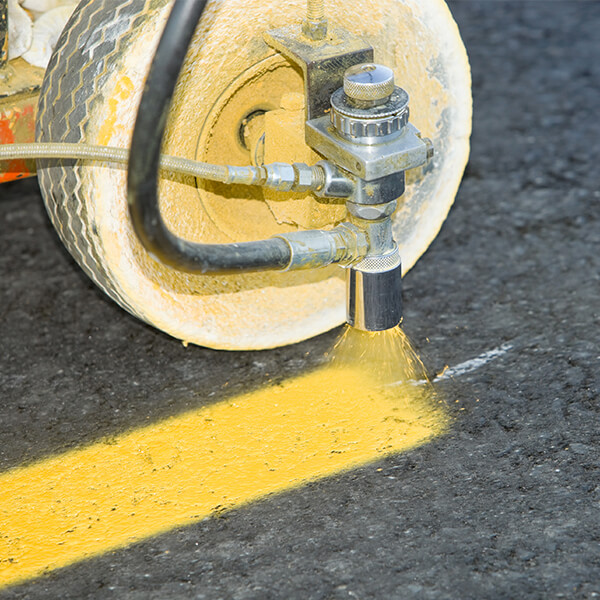 yellow road marking paint
