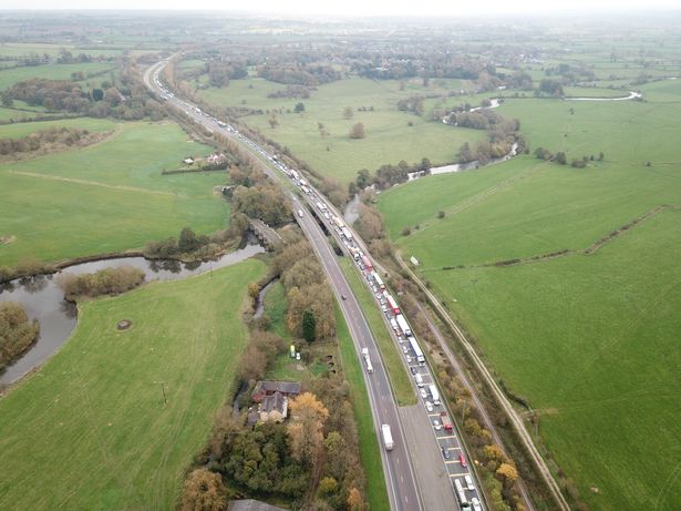 a505 road closure today