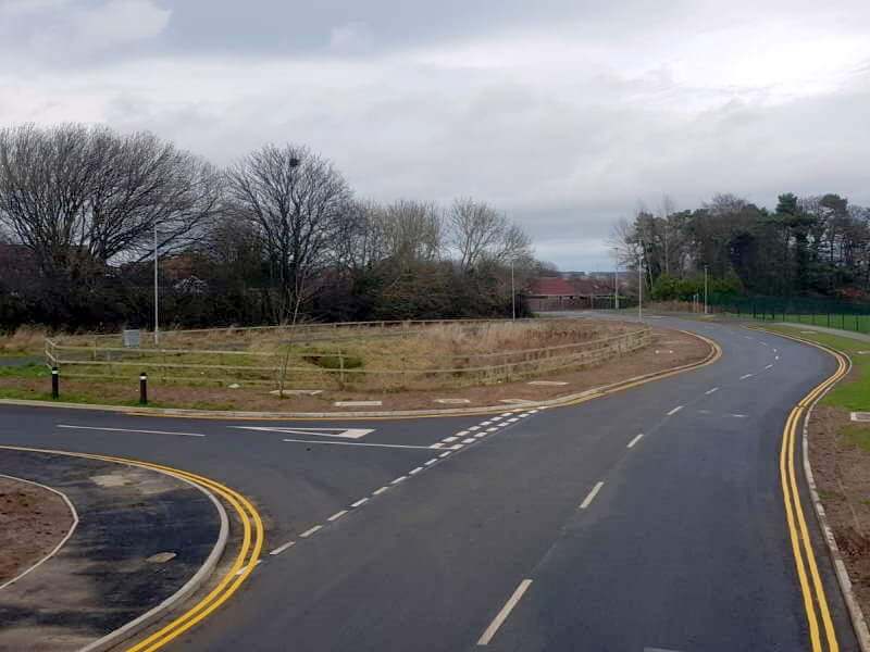 junction road markings
