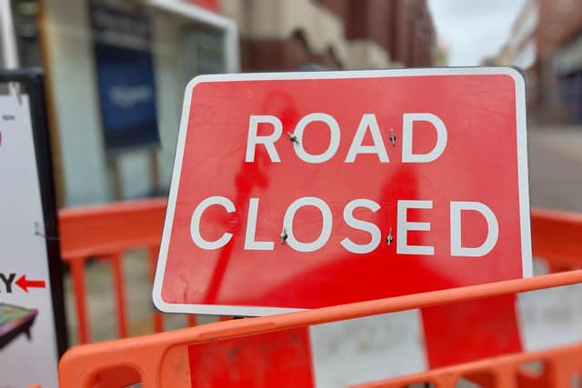 check road closures